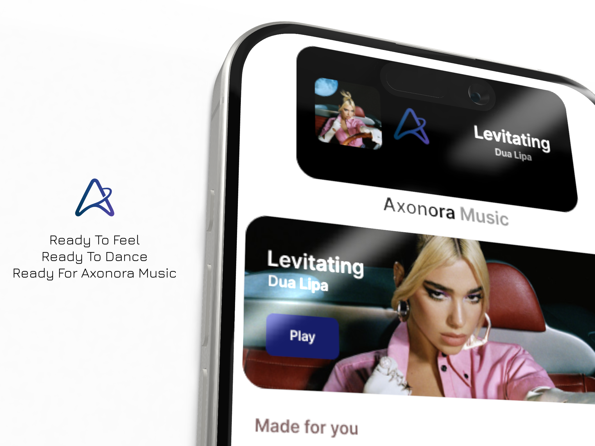 A sneak peak on the Axoonora Music App with an iPhone